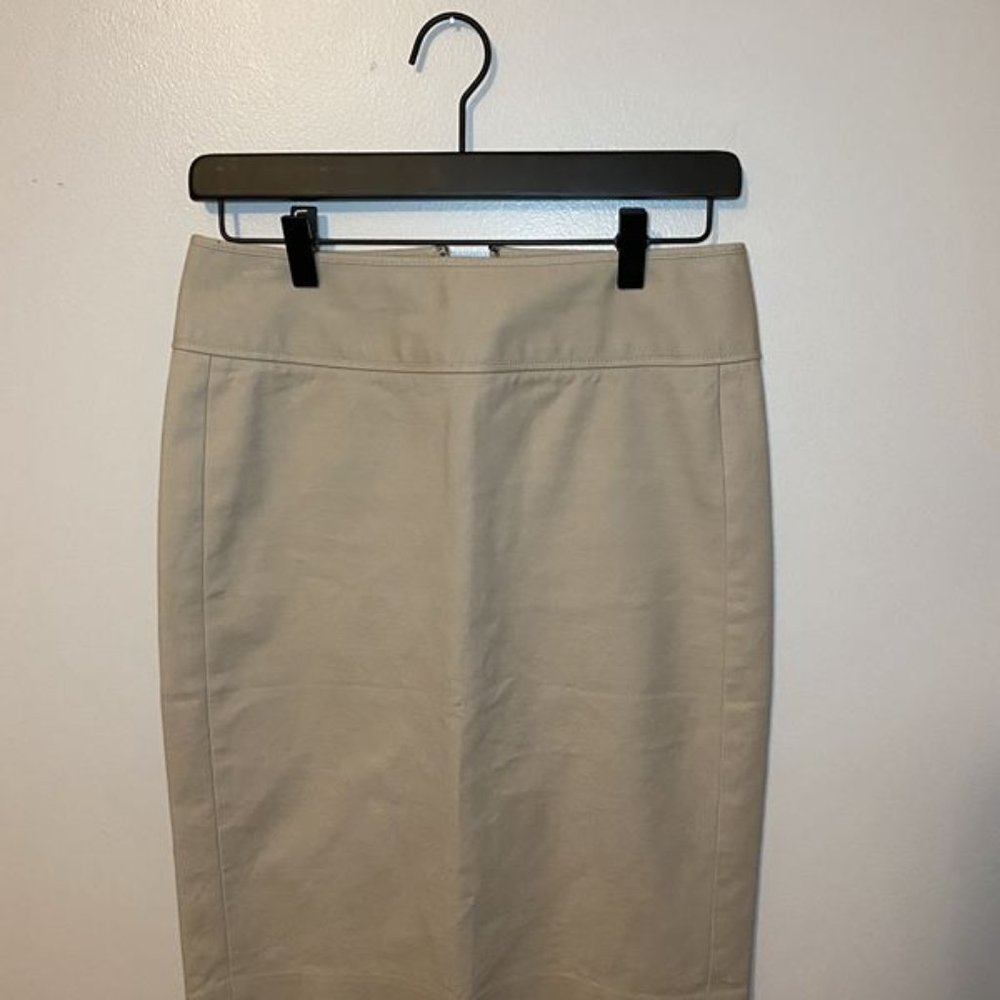 Kahki Pencil Skirt